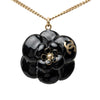 Chanel CC Gold Plated Enamel Camellia Pendant Necklace Secondhand