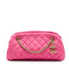 Chanel Small Quilted Jersey Just Mademoiselle Bowling Bag Secondhand