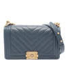 Chanel Old Medium Chevron Caviar Boy Flap Secondhand