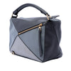LOEWE Medium Tricolor Calfskin Puzzle Satchel Secondhand