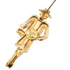Chanel Gold Plated Coco Mademoiselle Pin Brooch Secondhand