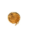 Chanel CC Gold Plated Round Clip On Earrings Secondhand