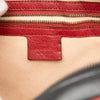Gucci Small GG Marmont Matelasse Diagonal Leather Torchon Bamboo Satchel Secondhand