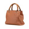 Gucci Small Calfskin Bamboo Shopper Satchel Secondhand
