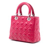 Dior Medium Lambskin Cannage Pearl Lady Dior Secondhand