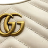 Gucci Mini GG Marmont Matelasse Calfskin Half Moon Bag Secondhand