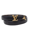 Louis Vuitton Leather and Monogram Pretty LV Reversible Belt Secondhand
