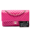 Chanel Medium Classic Chevron Lambskin Double Flap Secondhand