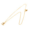 Chanel Gold Plated CC Pendant Necklace Secondhand