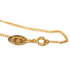 Chanel Gold Plated CC Pendant Necklace Secondhand