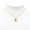 Chanel Gold Plated CC Pendant Necklace Secondhand