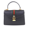 Gucci Small Calfskin Web Ophidia Top Handle Flap Secondhand
