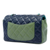 Chanel Mini Rectangular Classic Tricolor Lambskin Single Flap Secondhand