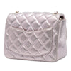 Secondhand Chanel Mini Square Classic Iridescent Calfskin Single Flap