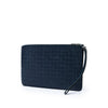 LOEWE Embossed Anagram Calfskin Repeat Double Flat Pouch Secondhand
