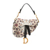 Dior Mini Calfskin Kaleidiorscopic Embroidered Saddle Bag Secondhand