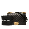 Chanel Old Medium Chevron Caviar Boy Flap Secondhand