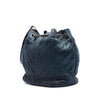 Chanel Small Crumpled Calfskin Coco Pleats Drawstring Bucket Bag Secondhand