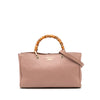 Gucci Medium Calfskin Bamboo Shopper Satchel Secondhand