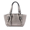 Burberry Metallic Woven Leather Tote Secondhand