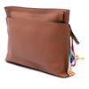 LOEWE Multicolor Leather Fringe T Pouch Crossbody Secondhand