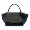Celine Medium Tricolor Leather Trapeze Satchel Secondhand