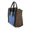 Celine Mini Tricolor Nubuck and Smooth Calfskin Luggage Tote Secondhand