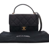 Chanel Mini Quilted Lambskin Top Handle Flap Secondhand