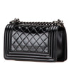 Chanel Small Quilted Patent Boy Flap Secondhand