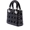 Dior Mini Satin Cannage Crystal Embellished Lady Dior Secondhand