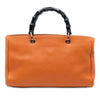 Gucci Medium Calfskin Bamboo Shopper Satchel Secondhand
