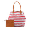 Burberry Canvas Striped Lauriston Tote Secondhand