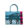 Dior Medium Embroidered Canvas Zebra D Jungle Pop Book Tote Secondhand