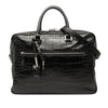 Saint Laurent Crocodile Embossed Leather Sac de Jour Briefcase Secondhand