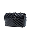 Saint Laurent Baby Chevron Patent Classic Monogram Chain Bag Secondhand