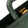 Ferragamo Suede and Leather Gancini Briefcase Secondhand
