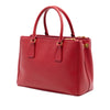 Prada Small Saffiano Lux Galleria Double Zip Satchel Secondhand