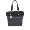 Chanel Small Quilted Coated Canvas Paris Biarritz Tote Secondhand