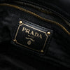 Secondhand Prada Saffiano Trimmed Tessuto Logo Satchel