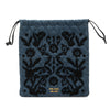 Prada Impuntu Denim Embroidered Drawstring Pouch Secondhand