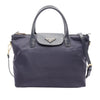 Prada Saffiano Trimmed Tessuto Satchel Secondhand
