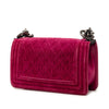 Chanel Small Quilted Velvet Boy Flap Secondhand