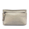LOEWE Embossed Calfskin Anagram Repeat T Clutch Secondhand