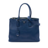 Prada Large Soft Calf Galleria Double Zip Satchel Secondhand