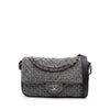 Chanel Quilted Wool and Calfskin Single Flap Secondhand