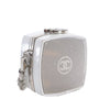 Chanel Patent Goatskin Make-Up Box Clutch With Chain Secondhand