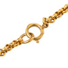 Chanel Gold Plated CC Heart Pendant Necklace Secondhand