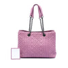 Bottega Veneta Medium Nappa Intrecciato Boutis Double Chain Tote Secondhand