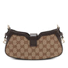 Gucci Mini GG Canvas Web Moon Side Shoulder Bag Secondhand