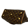 Louis Vuitton LOUIS VUITTON Tivoli PM Monogram Handbag leather PVC Brown 19763 Secondhand
